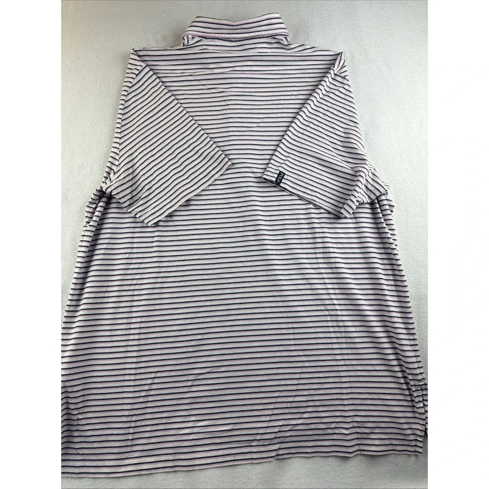 Polo Golf Ralph Lauren Stretch Lisle Short Sleeve Polo Striped Men's SIze XXL